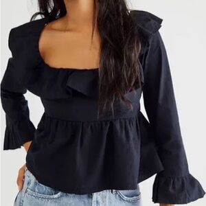 Free People Tulla baby doll blouse